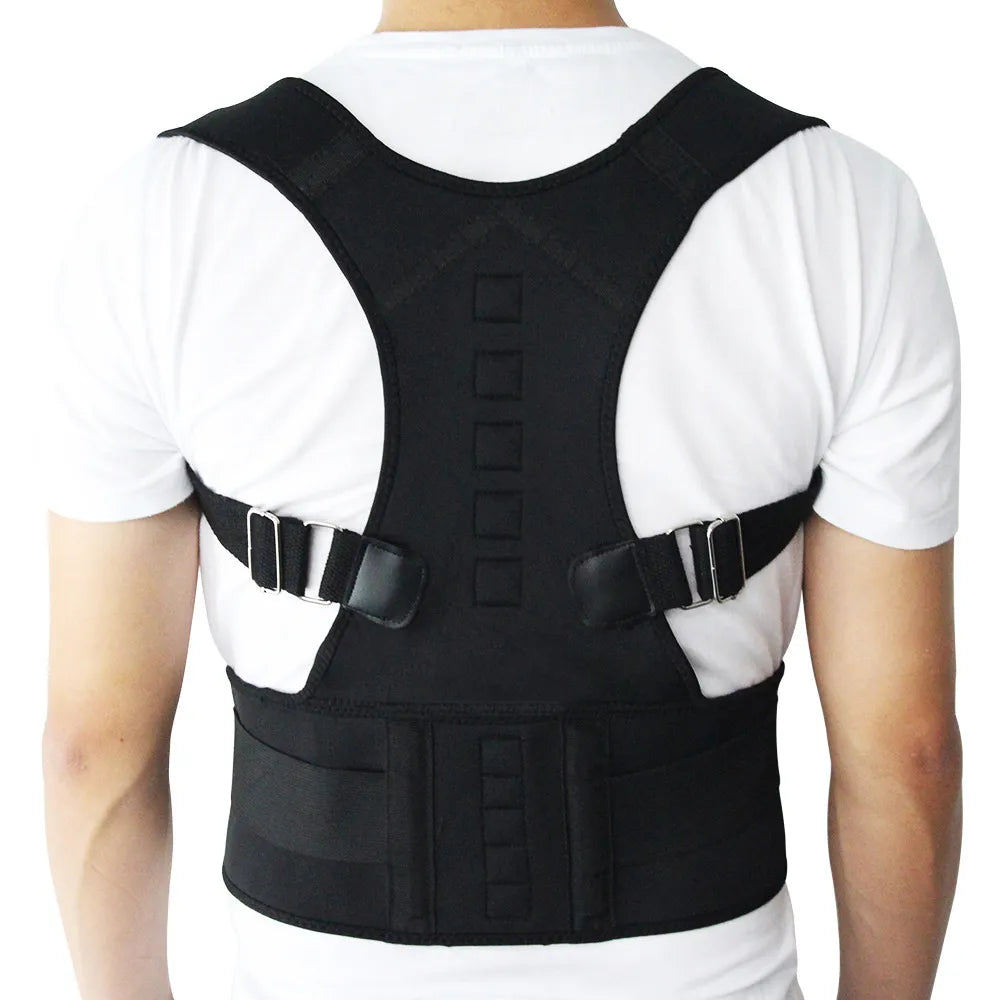 Alignco Pro Posture Corrector — Adjustable Magnetic Back Brace