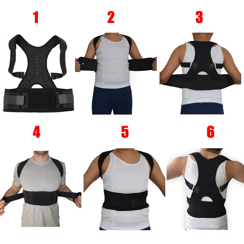 Alignco Pro Posture Corrector — Adjustable Magnetic Back Brace
